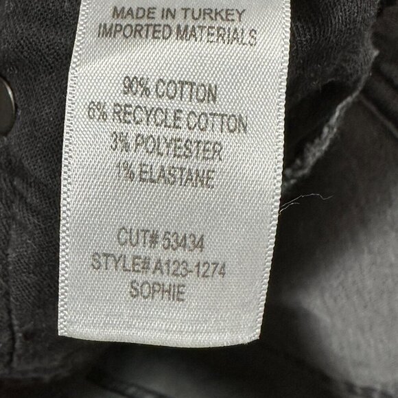 Agolde Jeans Womens 26 Sophe High Rise Skinny Cotton Stretch Pockets Gray - Picture 10 of 10